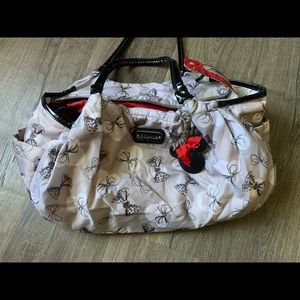 Minnie Mouse grey/red diaper bag